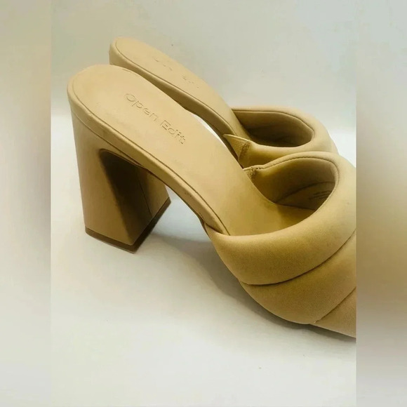 ❤️Open Edit Women's Beige Classic Sheena Sandals Size 8 - Picture 4 of 7